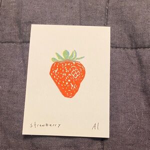 Strawberry Mini Print